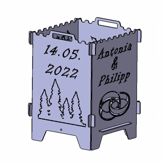 Feuerlaterne Hochzeitsgeschenk