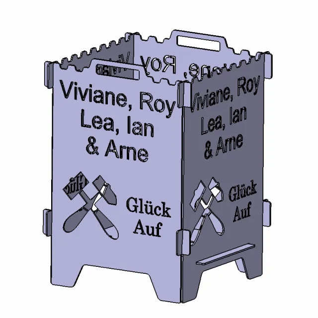 Feuerlaterne „Glück Auf“