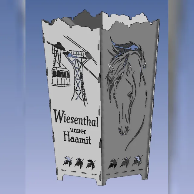 Feuerkorb Oberwiesenthal & Pferd