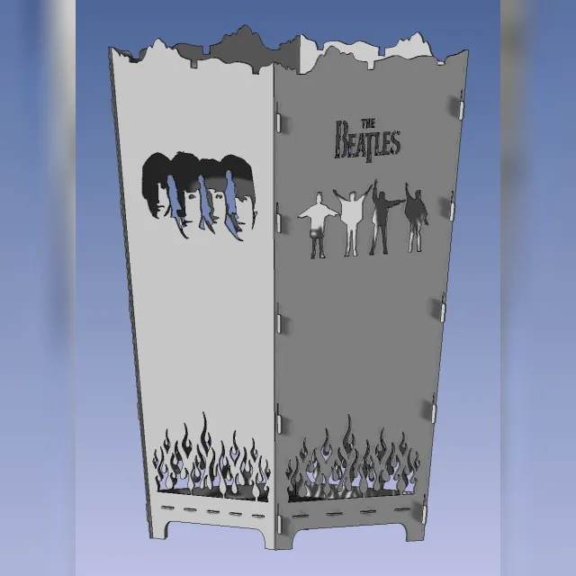 Feuerkorb „The Beatles“